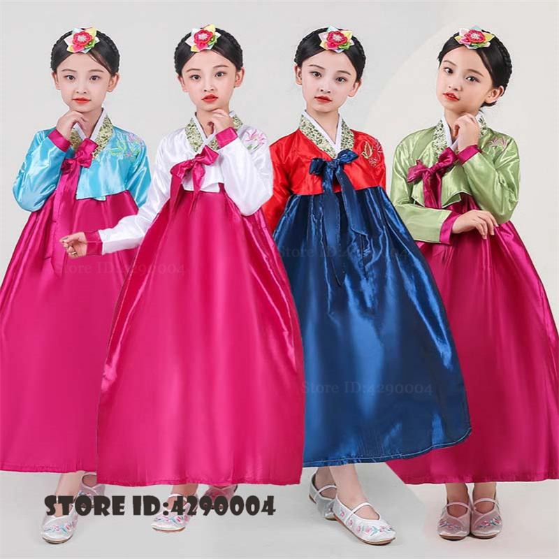 Korean Culture And Lifestyle - Traditional Kids Hanbok Dress Korean Costume