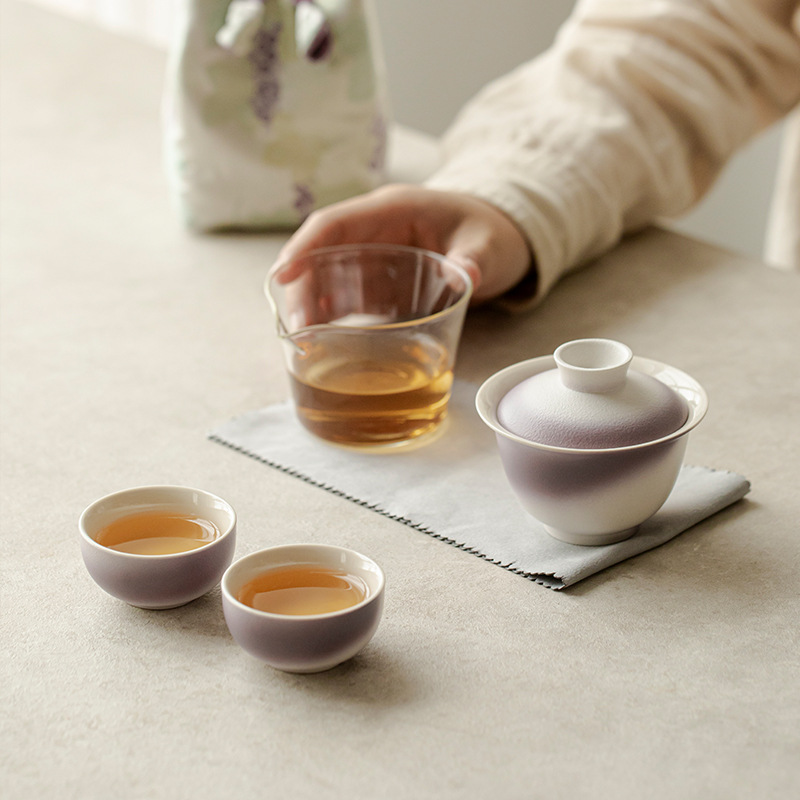 Ceramic Travel Tea Set, One Po - Korean Tea Set 评论和价格