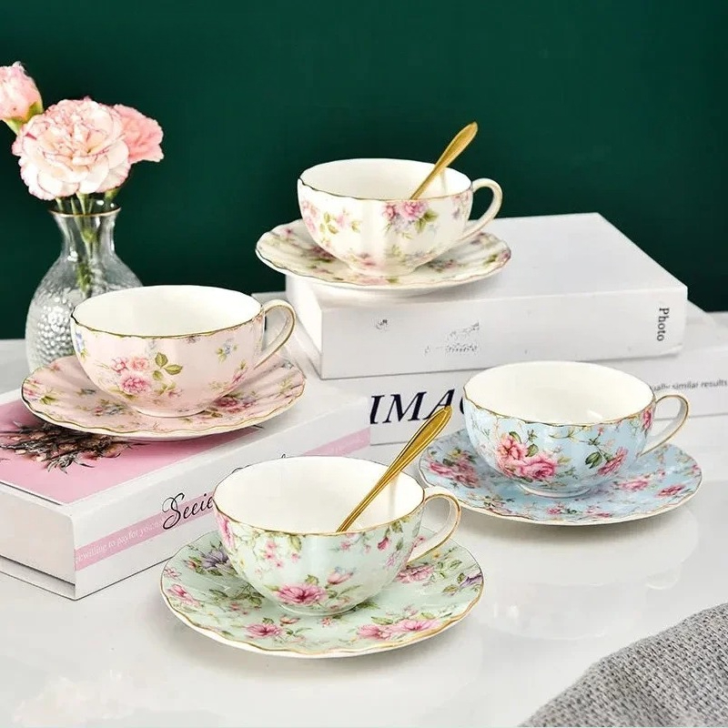 3PCS/Sets Pastoral style Flowe - Korean Tea Set 评论和价格