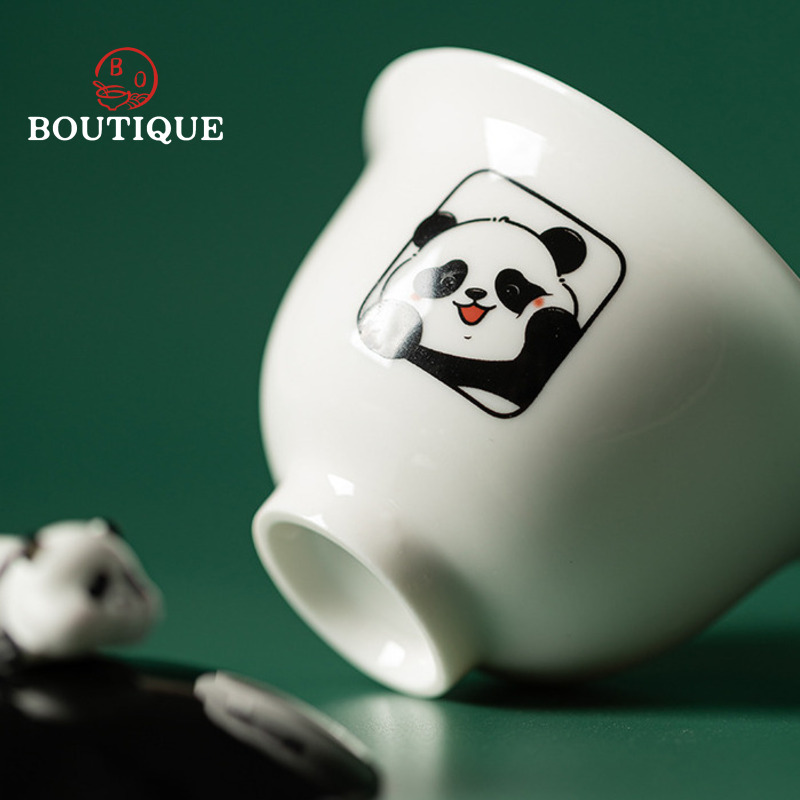 Yishi Talk Panda Travel Set Ca - Korean Tea Set 评论和价格