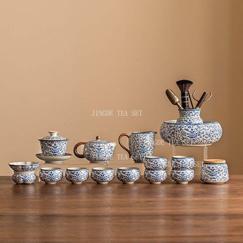 Ru Kiln Gongfu Tea Set, Interl - Korean Tea Set 评论和价格