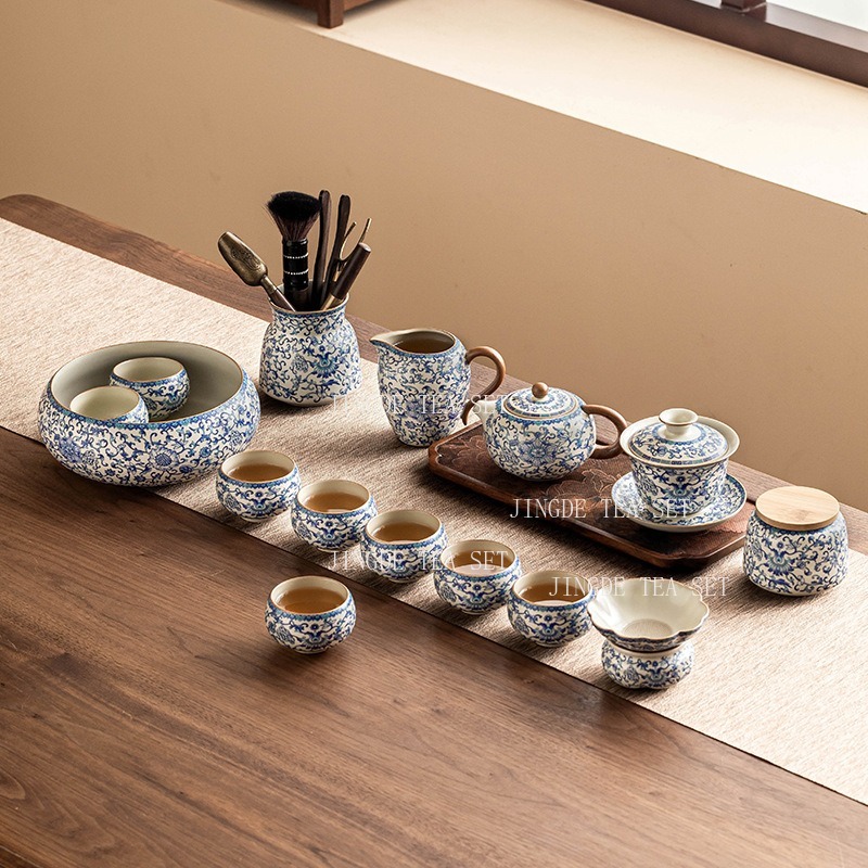 Ru Kiln Gongfu Tea Set, Interl - Korean Tea Set 评论和价格