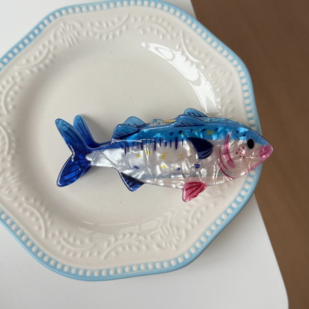 Hairpin Ocean Animal Hair Claw - Lifestyle Of Korean 评论和价格